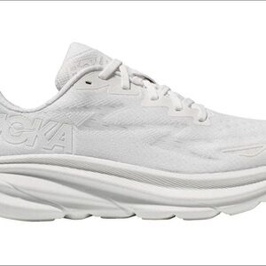 Hoka White Athletic Shoes Lightweight Performance